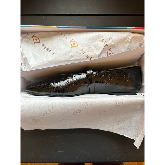 Katy Perry Women's The Evie Mary Jane Ballet Flats Black 10M New in Box! - Picture 6 of 9